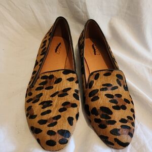 Madewell 1937 Leopard Print Calf  Loafers Sz 8.5 Women’s